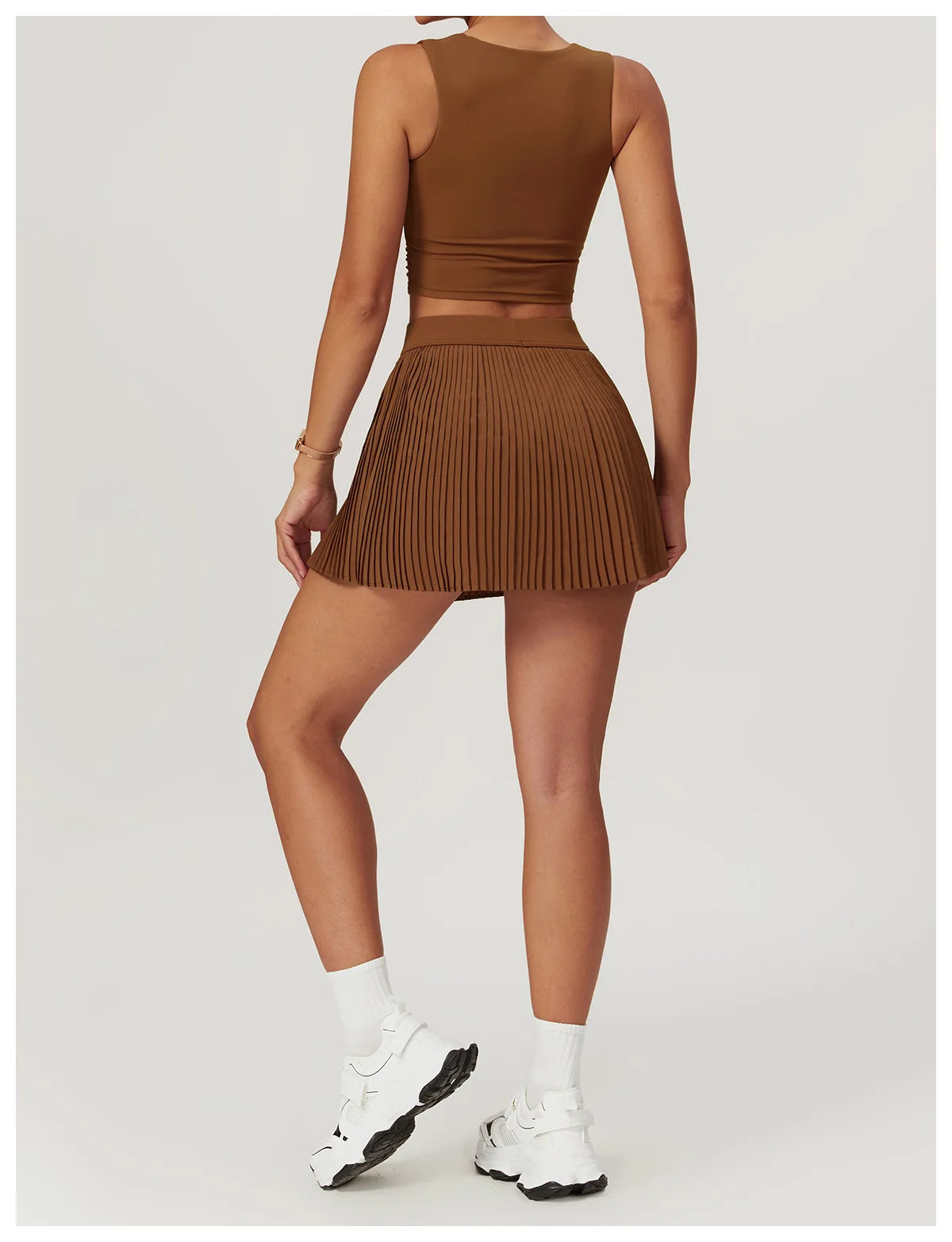 Awakens Two Piece Women's Sports Set skirt