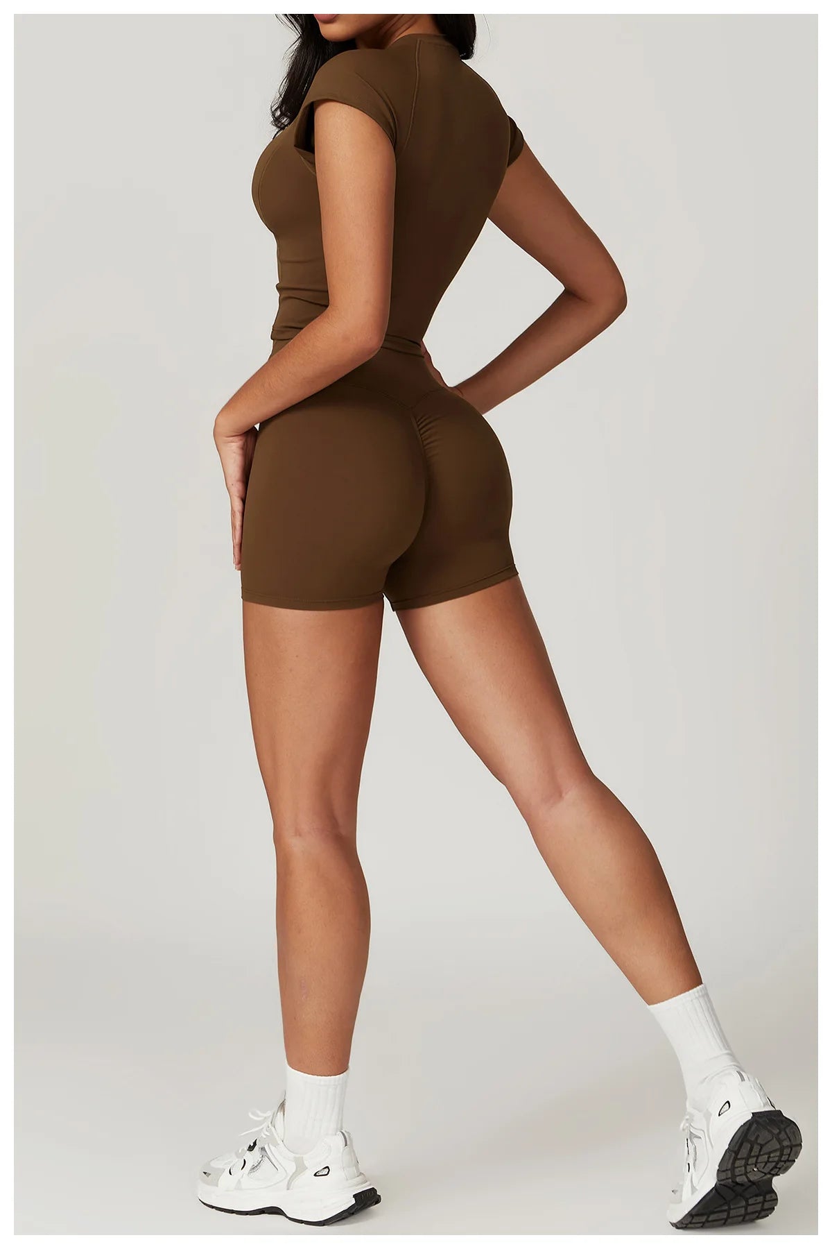 Awakens Women's Sports Shorts - High Waist, Butt Lift