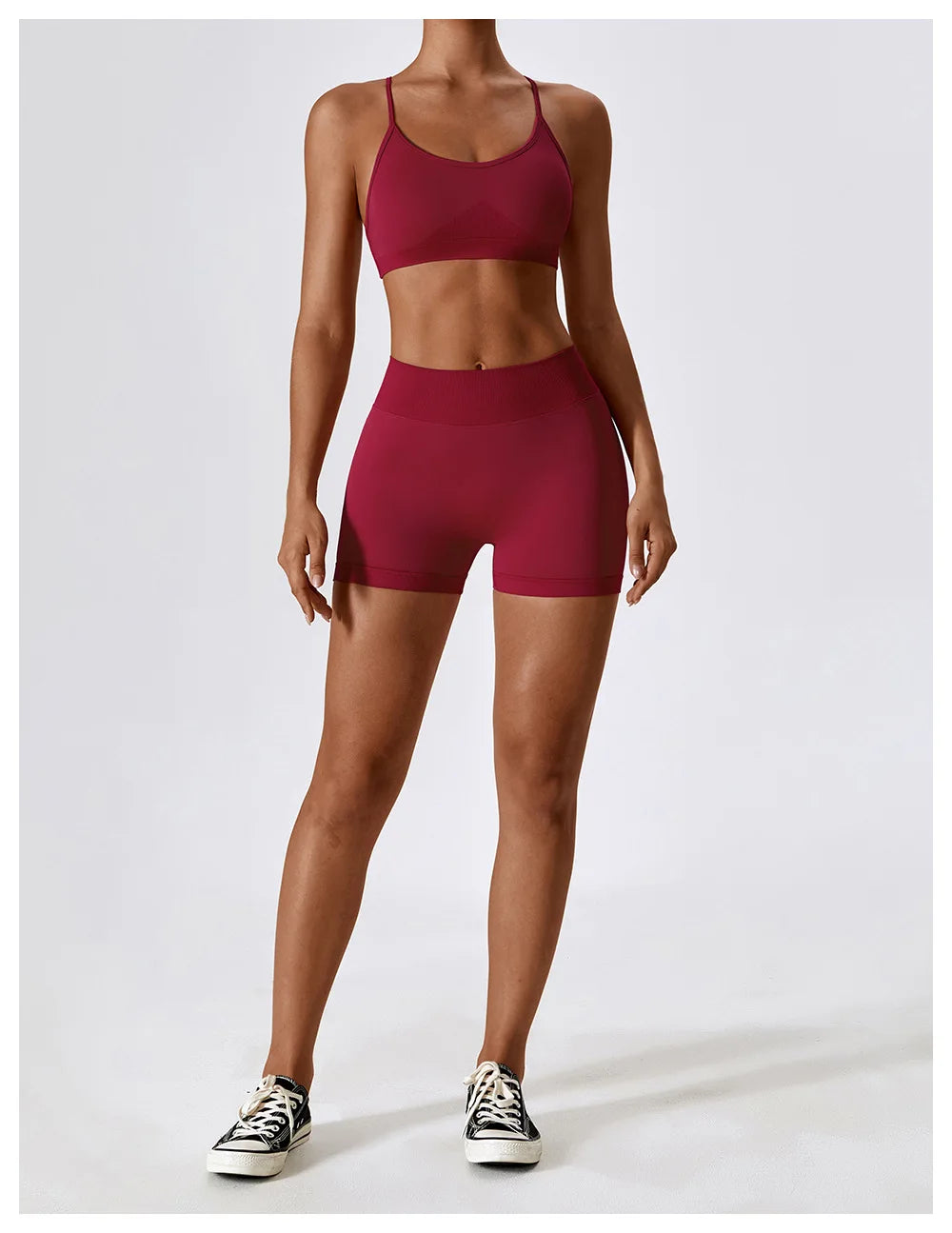 Awakens Sporty Gym Shorts with Scrunch Effect