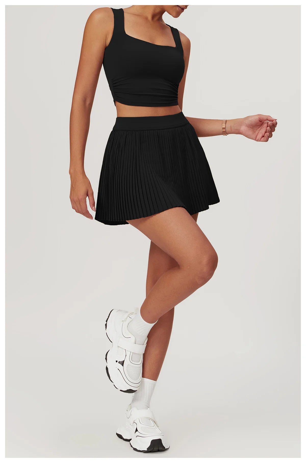 Awakens Two Piece Women's Sports Set skirt