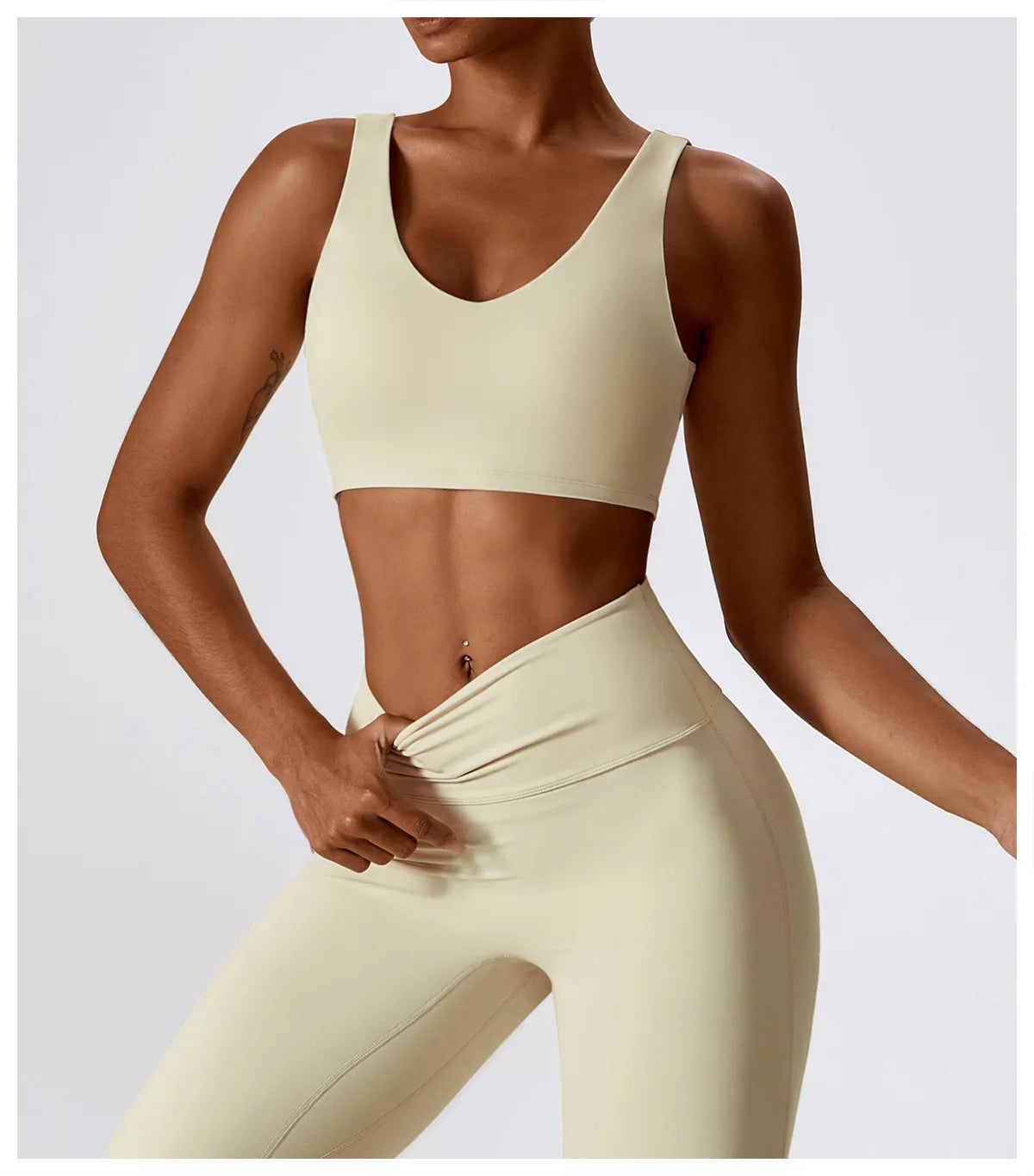 Awakens Women's High Impact Push Up Sports Bra