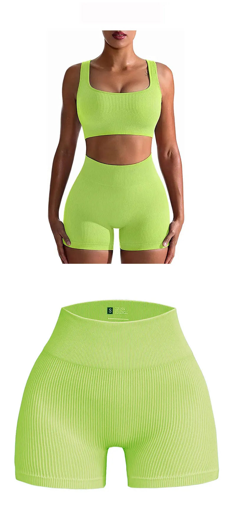 Awakens Shorts with Ribbed Pattern
