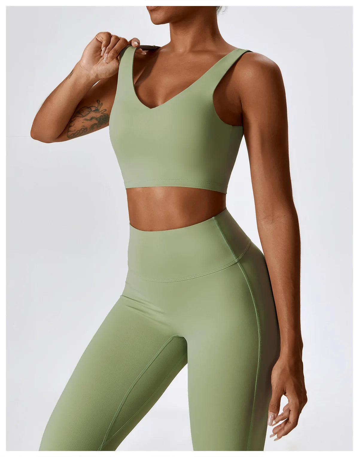 Awakens Women's High Impact Push Up Sports Bra