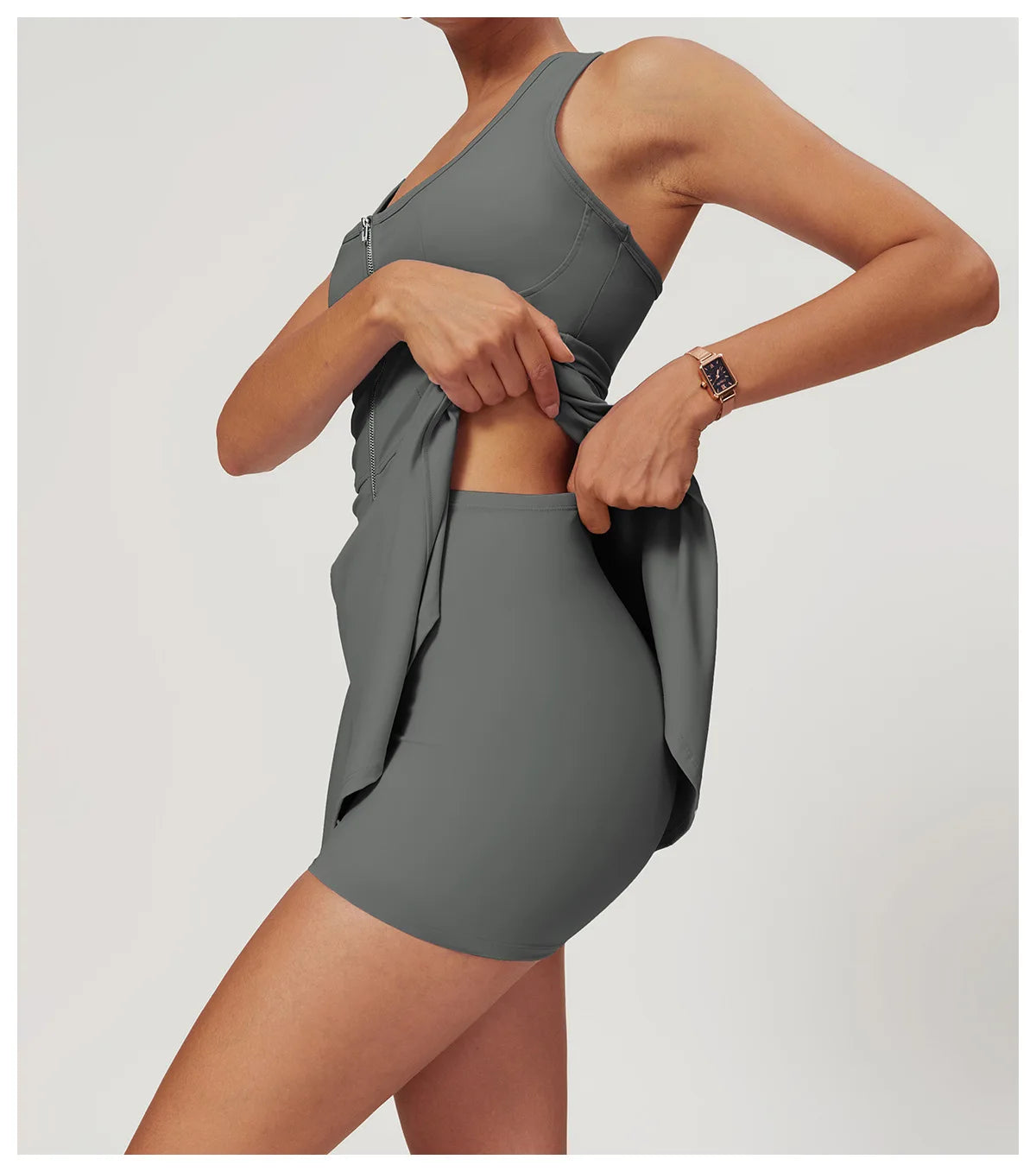 Awakens Women's Sports Dress with Zipper