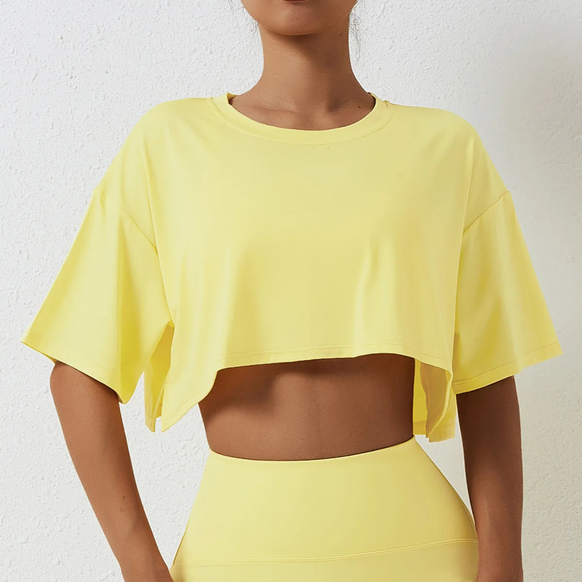 Awakens Sporty Oversized Crop Shirt
