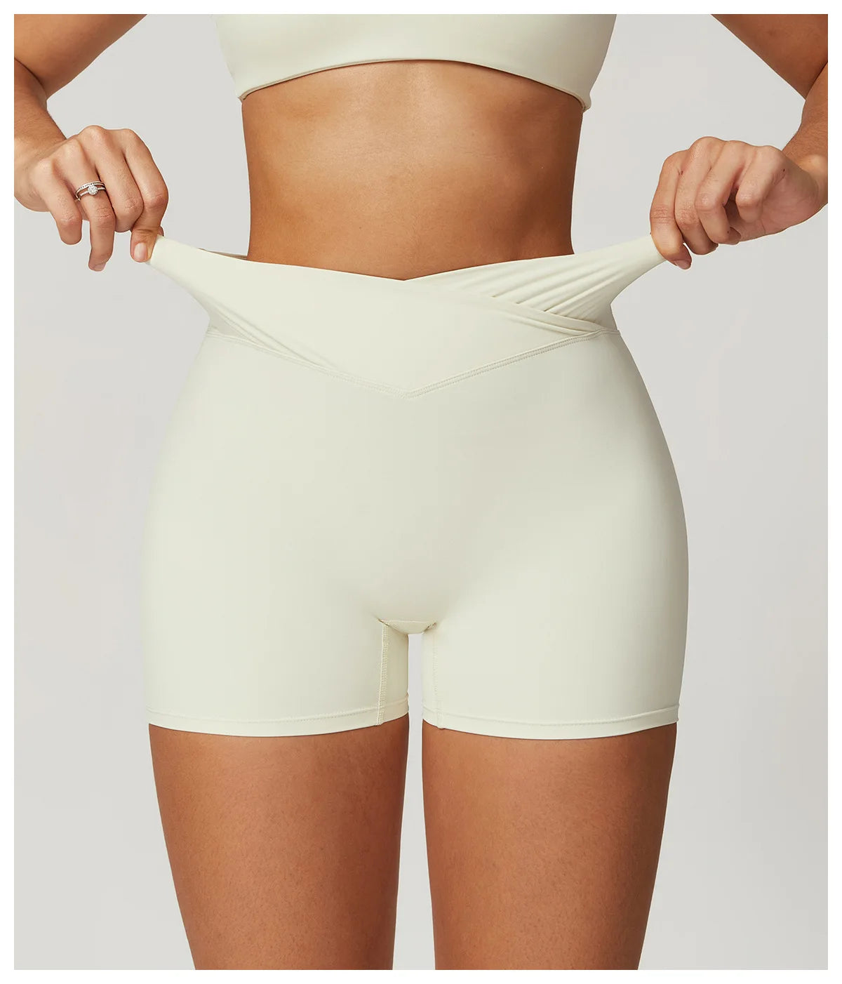 Awakens Women's Sports Shorts - High Waist, Butt Lift