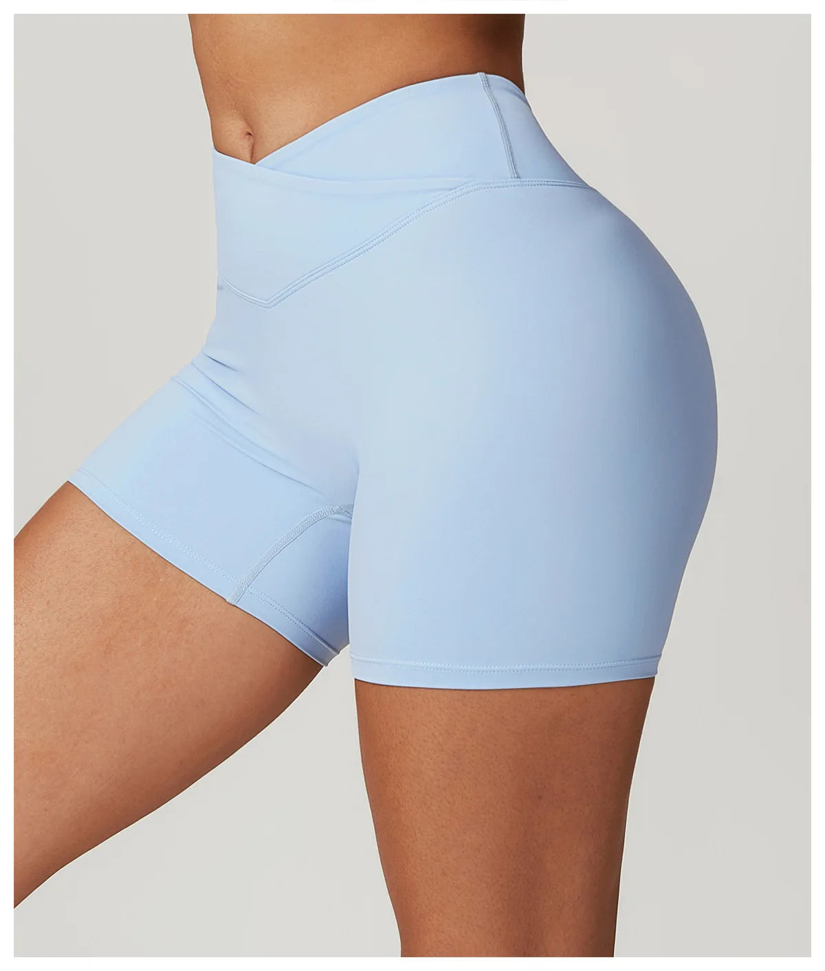 Awakens Women's Sports Shorts - High Waist, Butt Lift