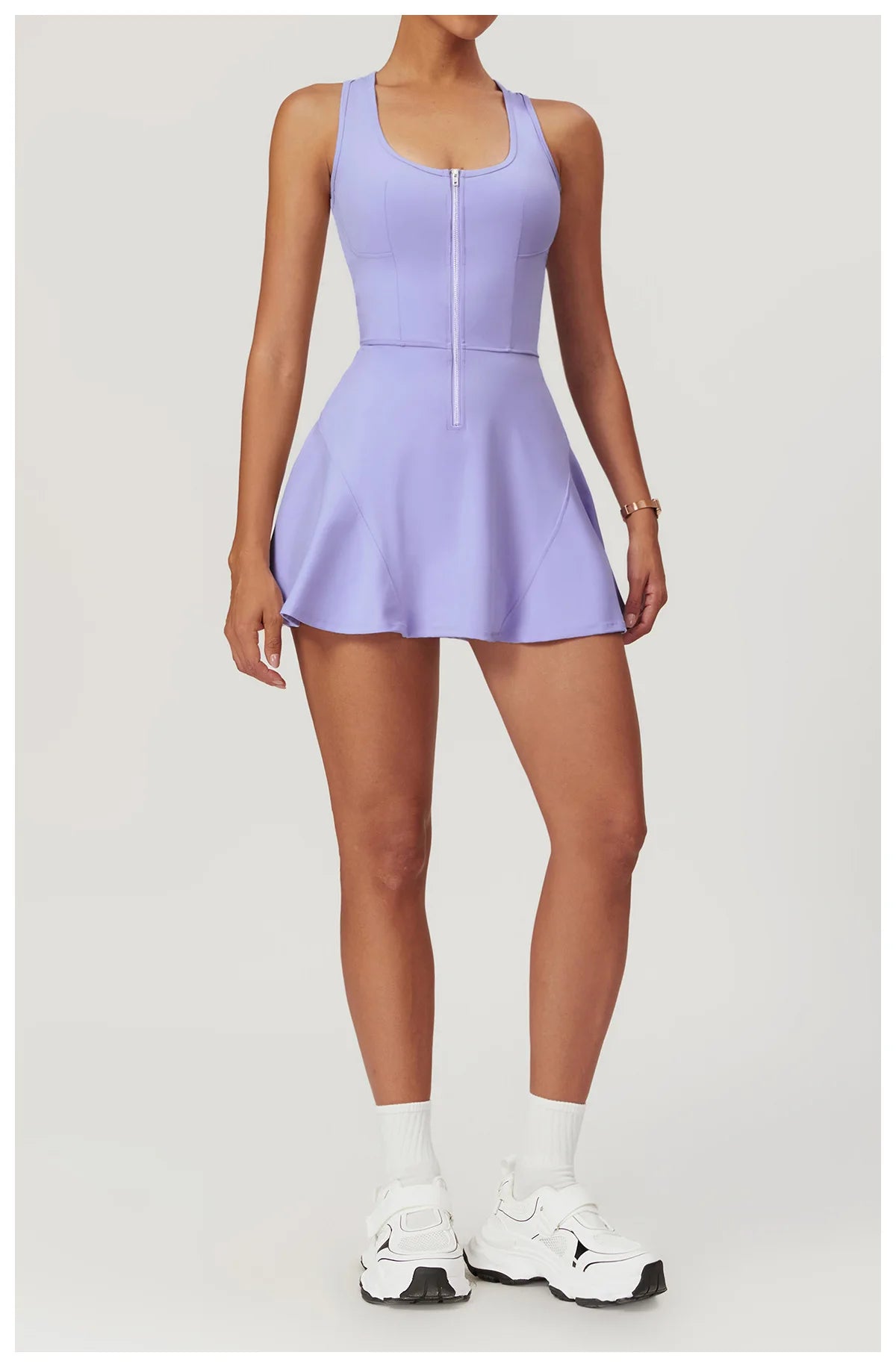 Awakens Women's Sports Dress with Zipper