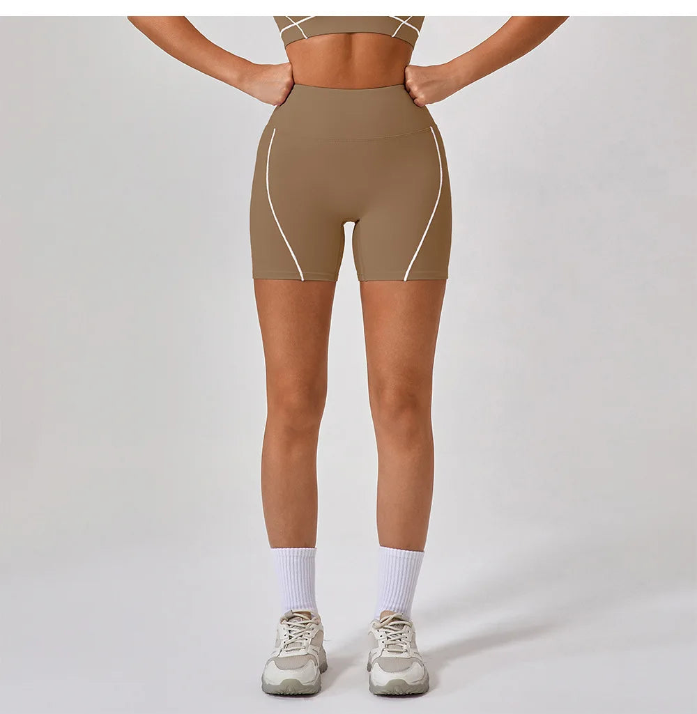 Awakens Sporty and Stylish Yoga Shorts
