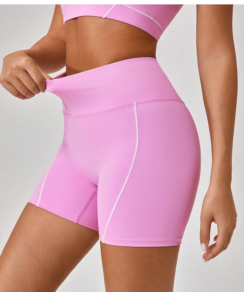 Awakens Sporty and Stylish Yoga Shorts