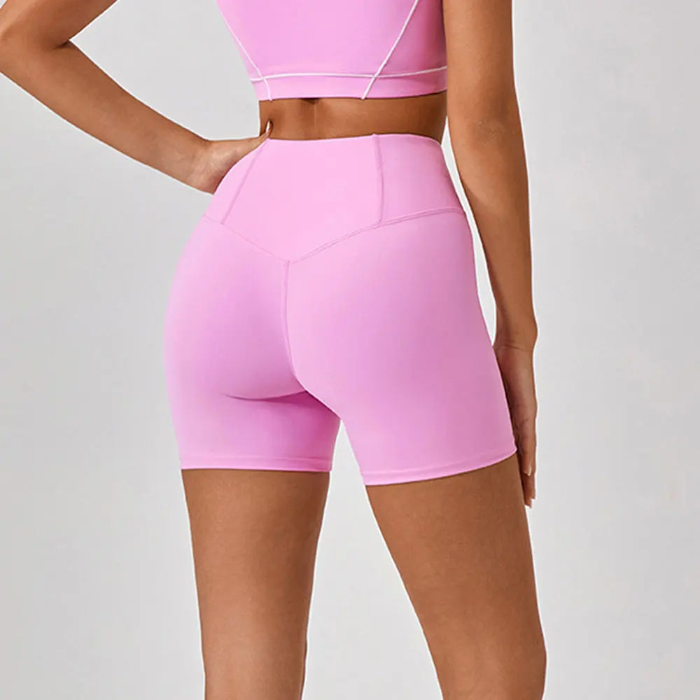 Awakens Sporty and Stylish Yoga Shorts