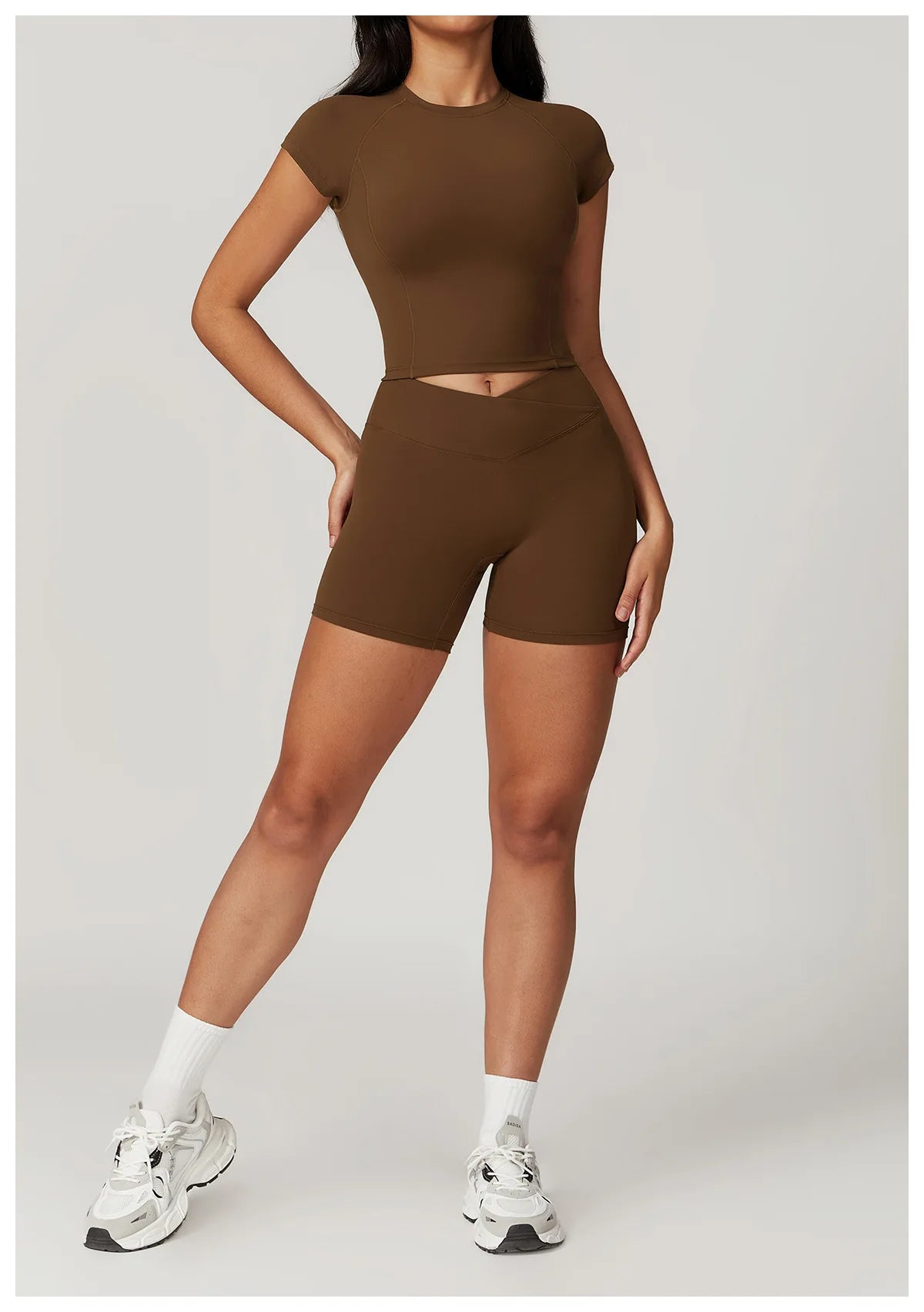 Awakens Women's Sports Shorts - High Waist, Butt Lift