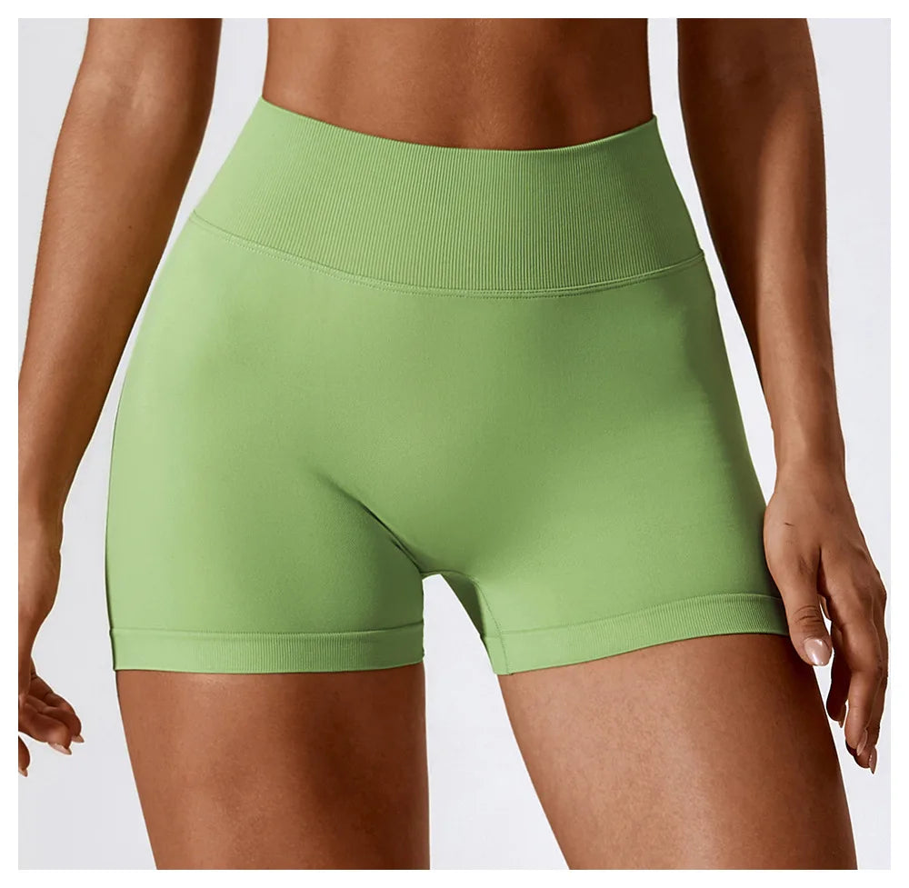 Awakens Sporty Gym Shorts with Scrunch Effect