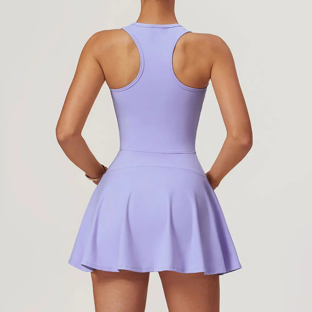 Awakens Women's Sports Dress with Zipper