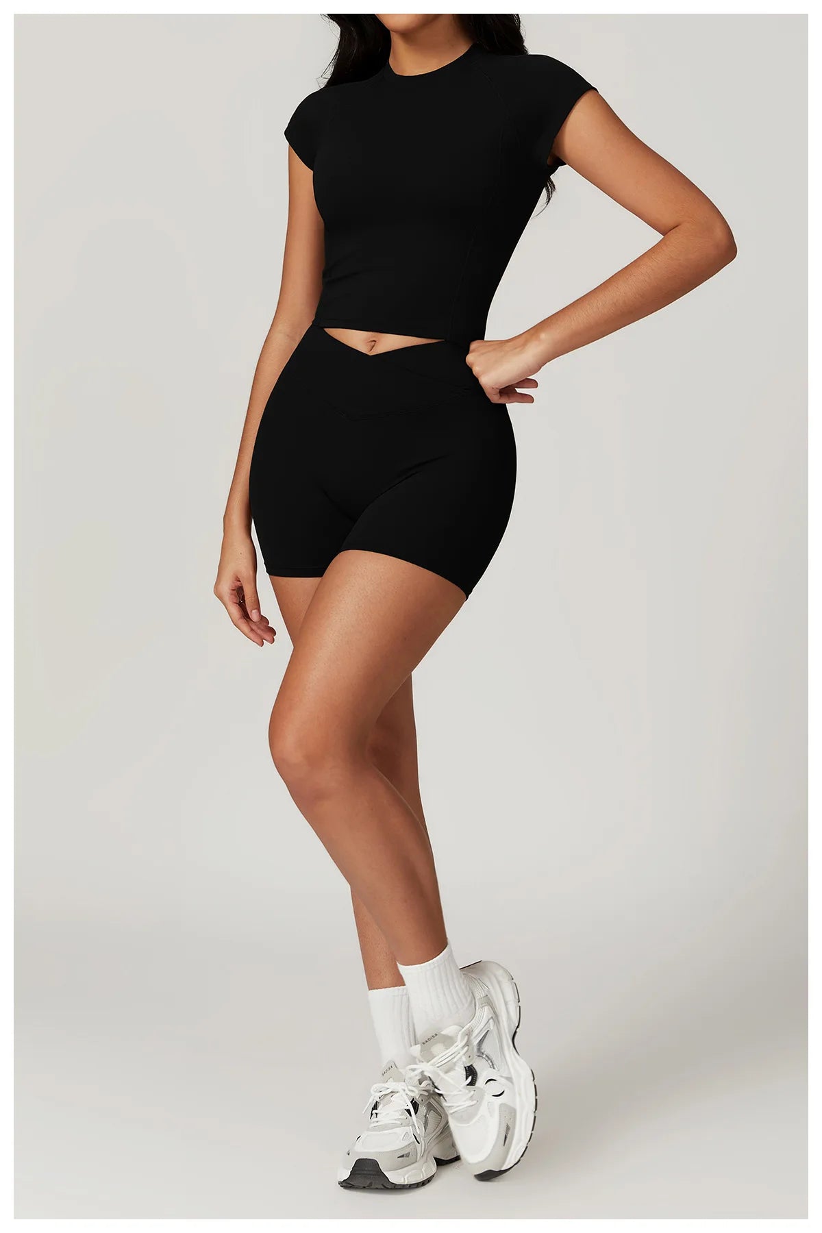 Awakens Women's Sports Shorts - High Waist, Butt Lift