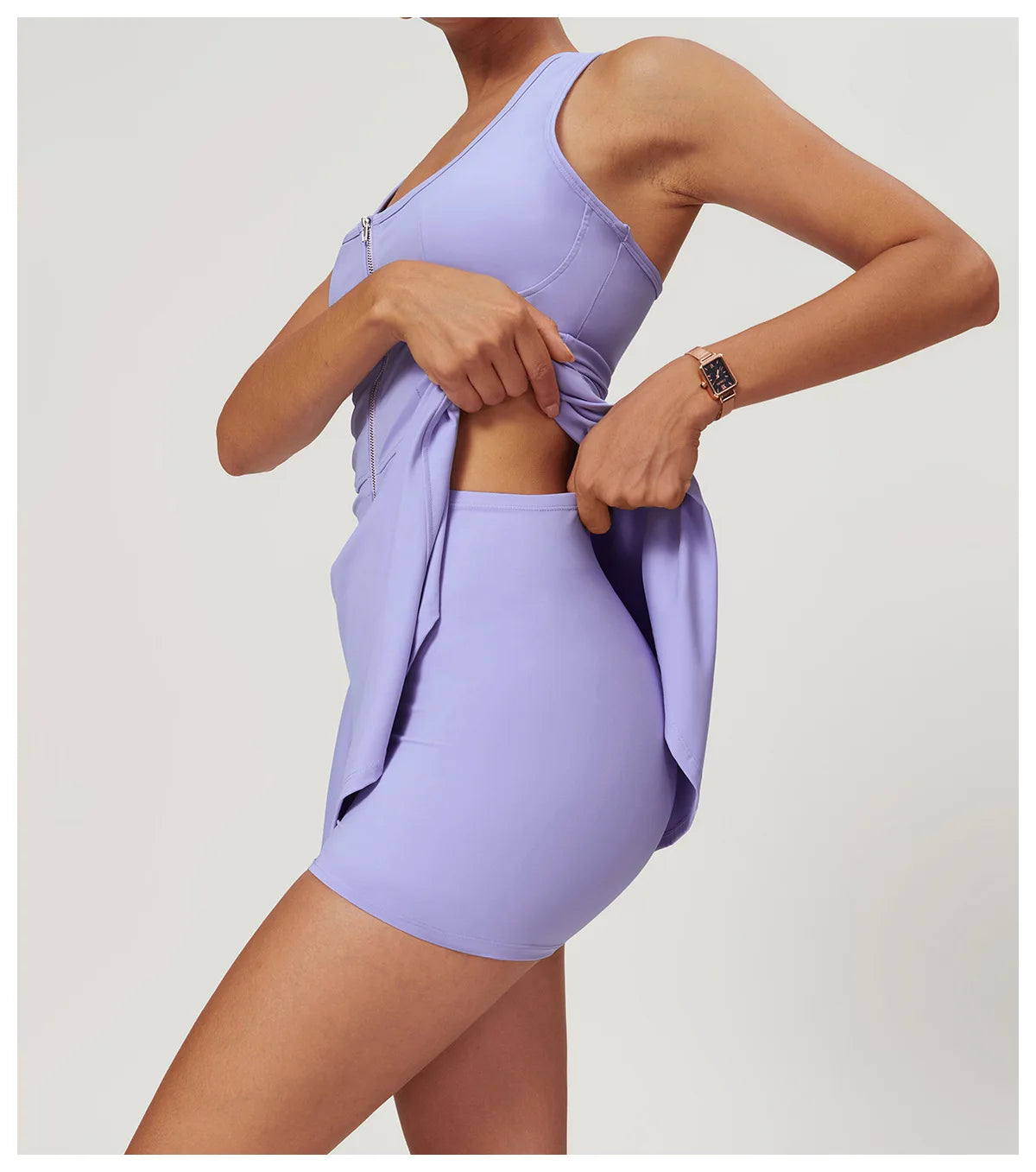 Awakens Women's Sports Dress with Zipper