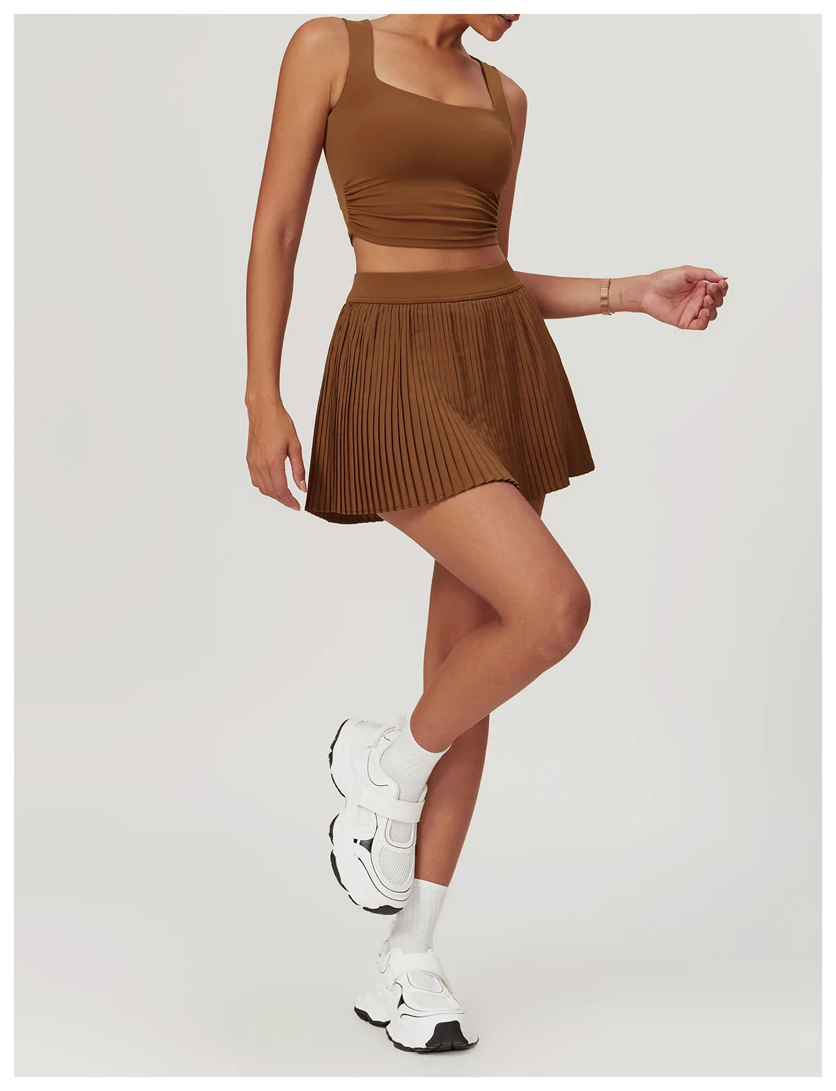 Awakens Two Piece Women's Sports Set skirt