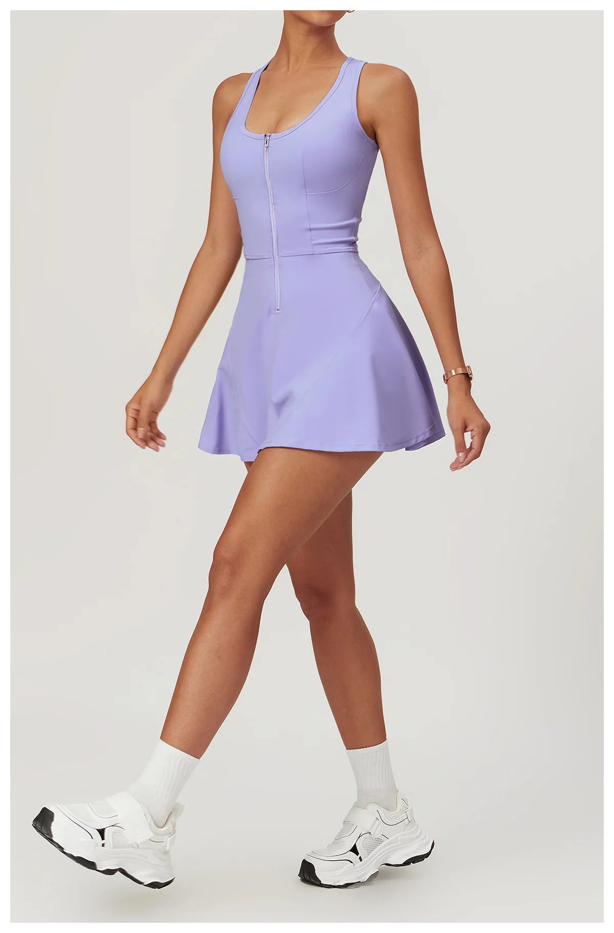 Awakens Women's Sports Dress with Zipper