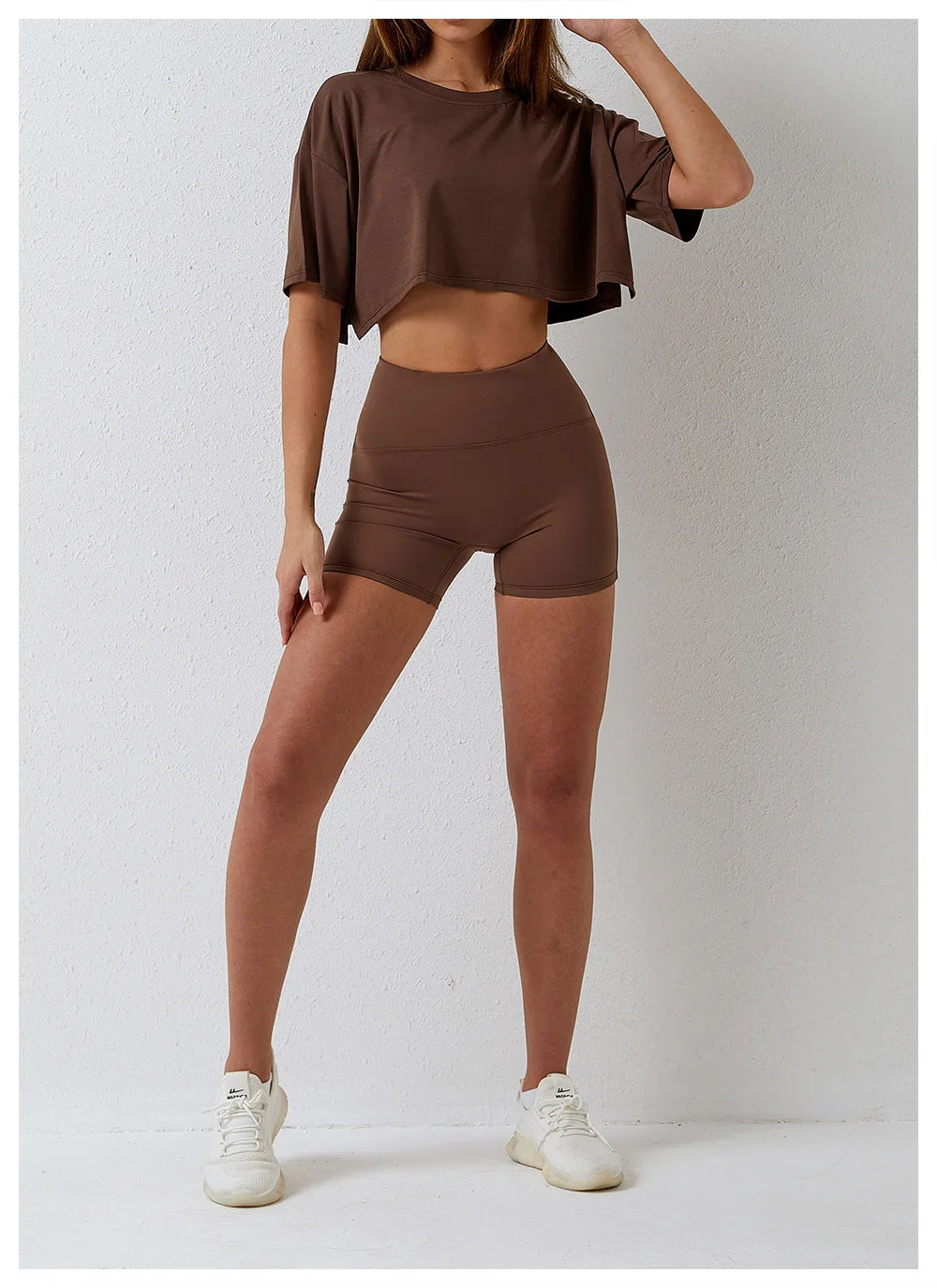 Awakens Sporty Oversized Crop Shirt