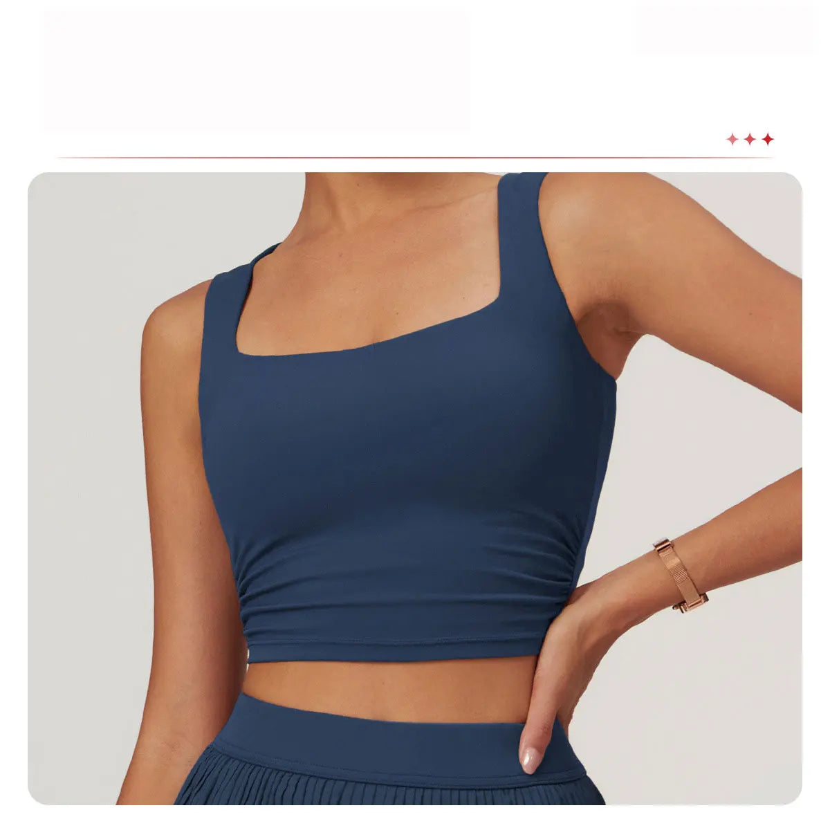 Awakens Two Piece Women's Sports Set skirt