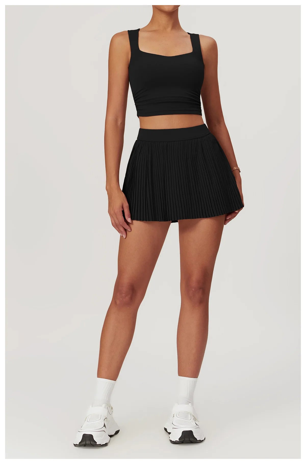 Awakens Two Piece Women's Sports Set skirt