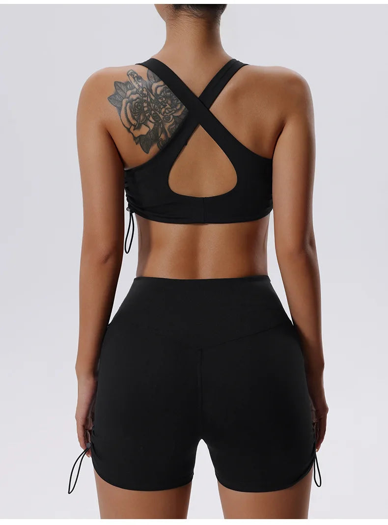 Awakens 2-Piece Sports Set: Sports Bra & Shorts