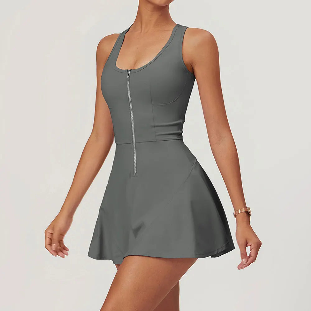 Awakens Women's Sports Dress with Zipper