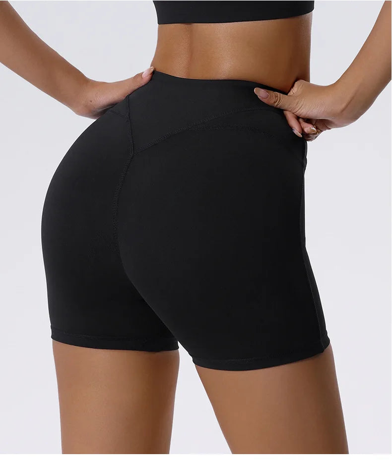 Awakens Fitness Hip Lift Yoga Shorts