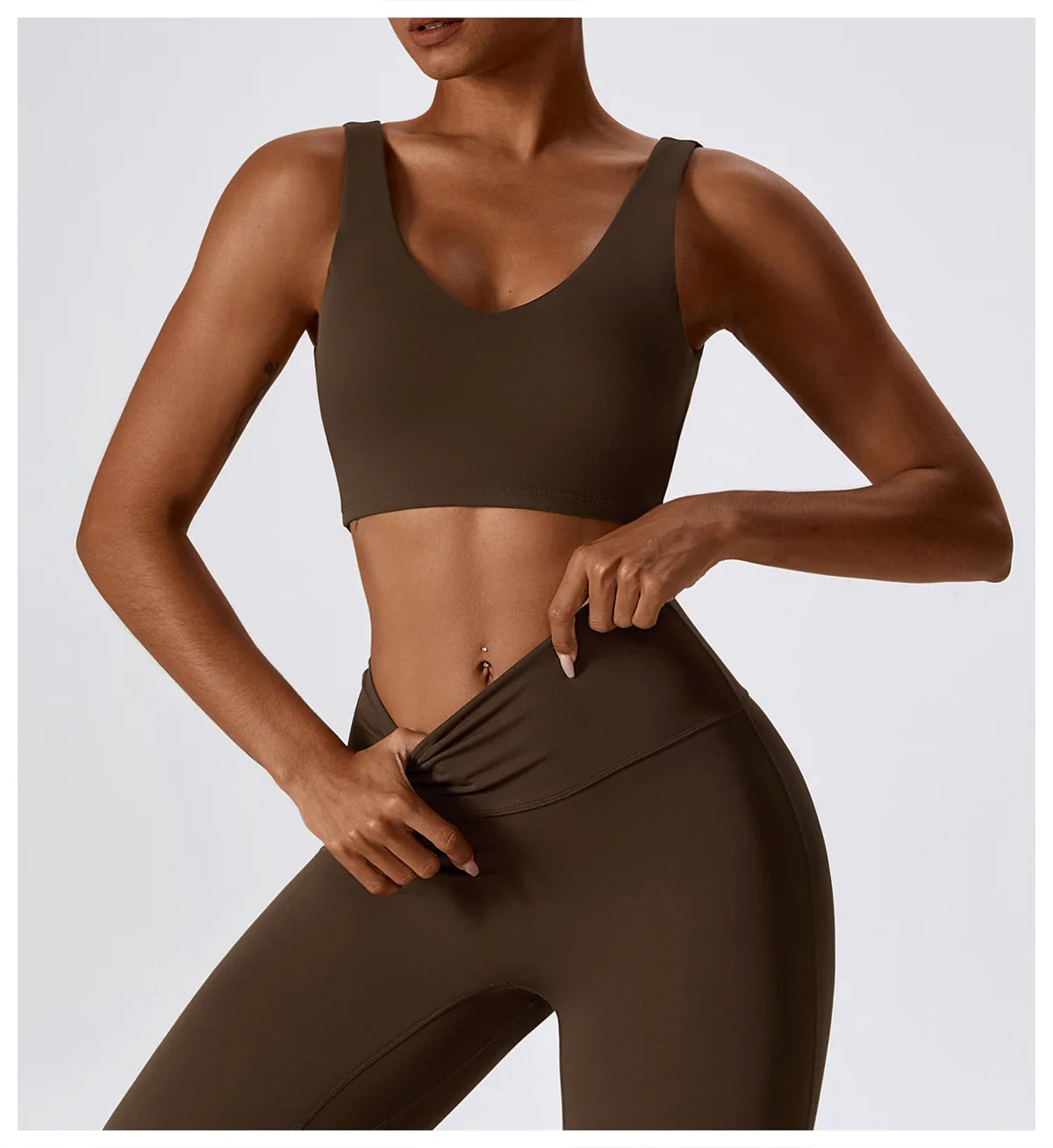 Awakens Women's High Impact Push Up Sports Bra