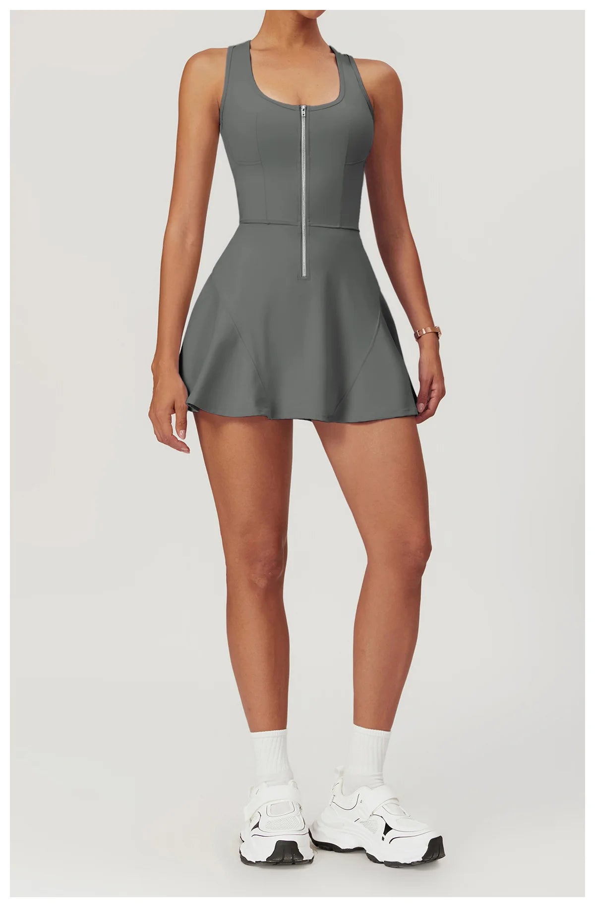 Awakens Women's Sports Dress with Zipper