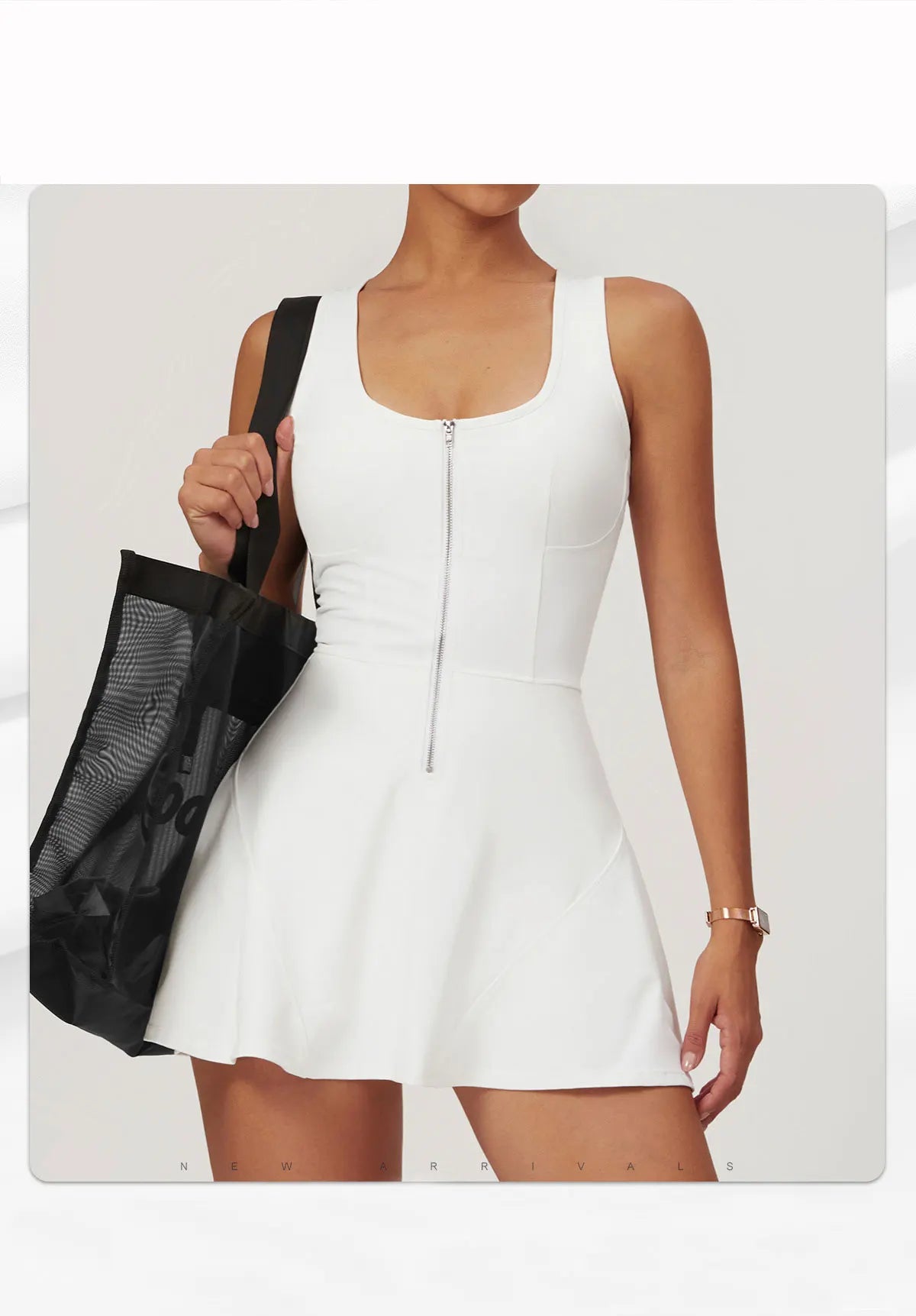 Awakens Women's Sports Dress with Zipper