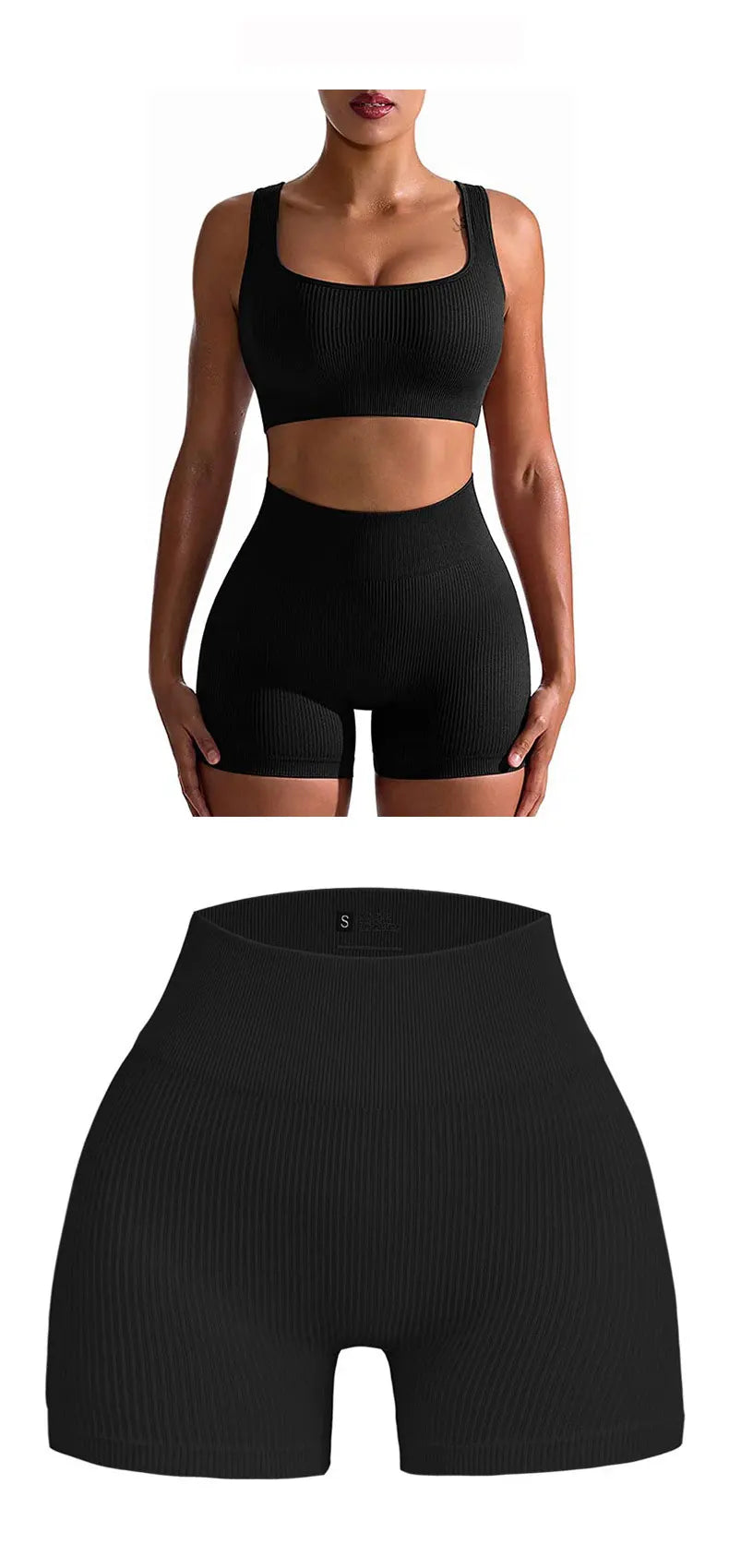 Awakens Shorts with Ribbed Pattern