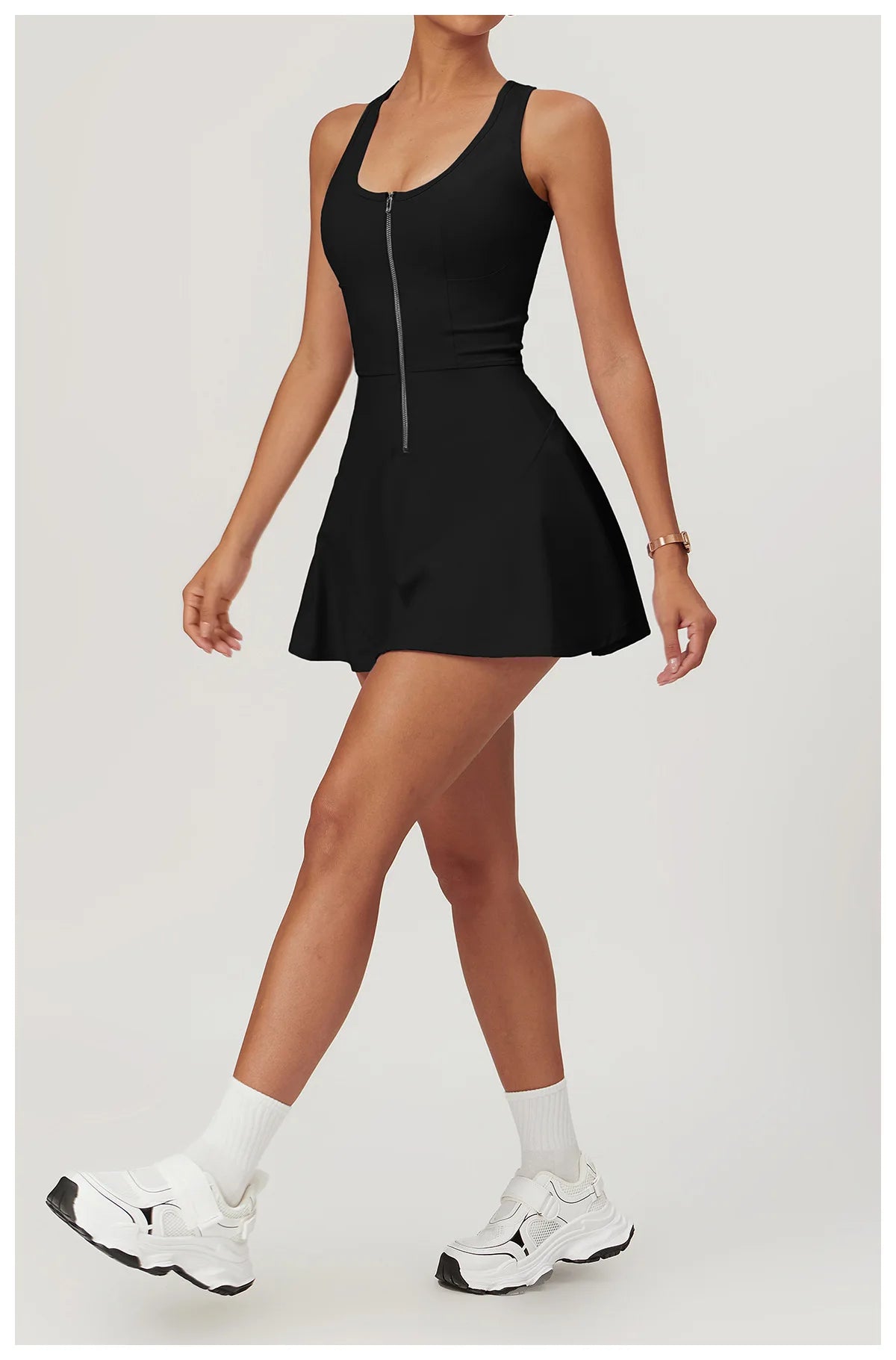 Awakens Women's Sports Dress with Zipper