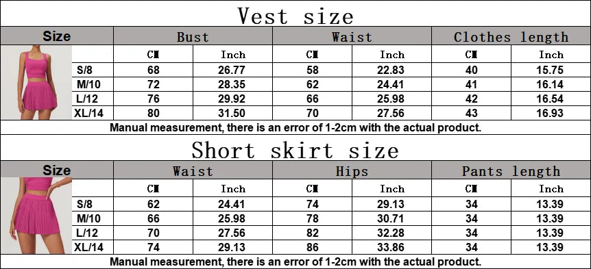 Awakens Two Piece Women's Sports Set skirt
