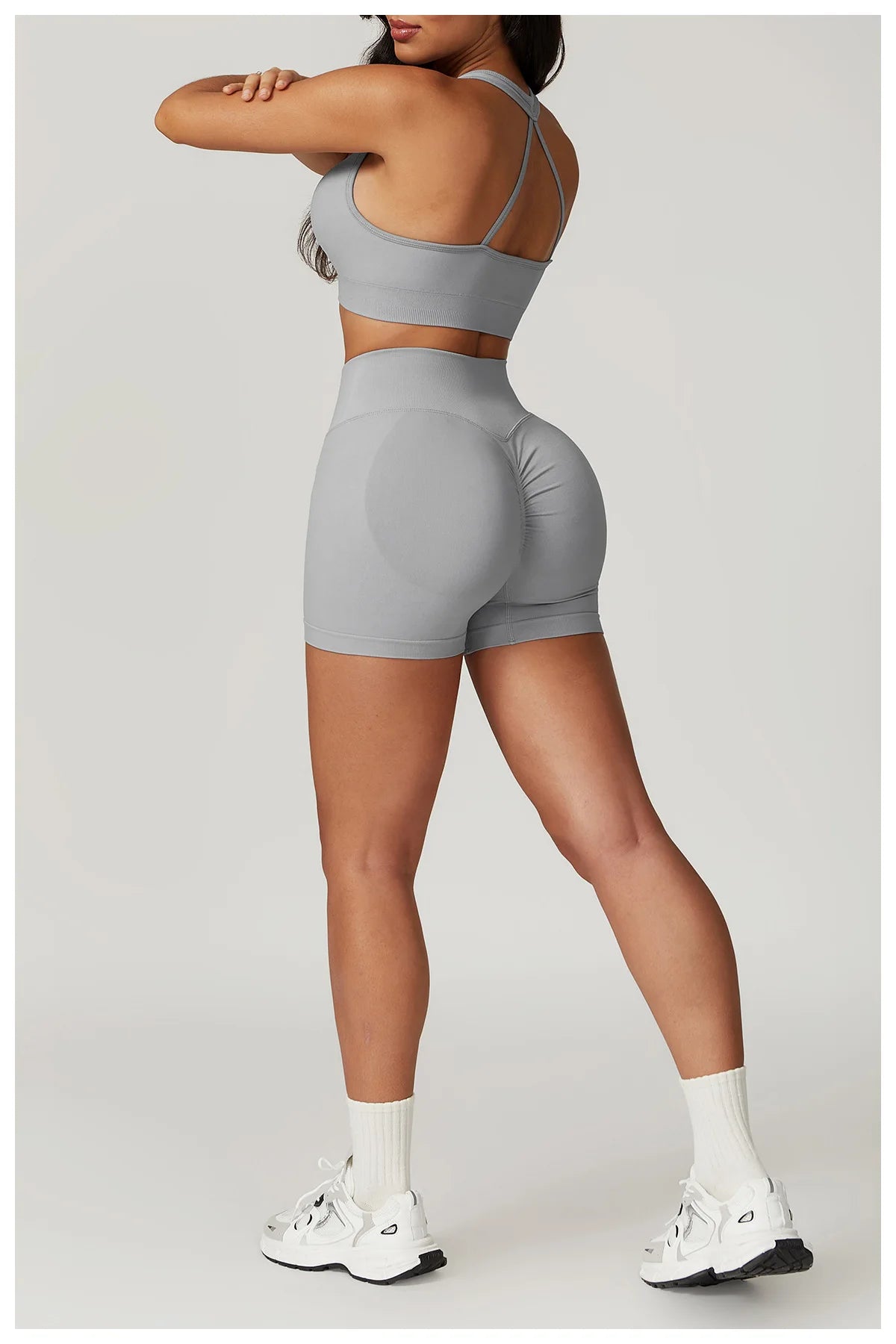 Awakens Fitness Yoga Shorts with High Waist