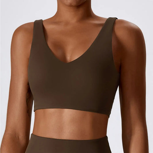 Awakens Women's High Impact Push Up Sports Bra