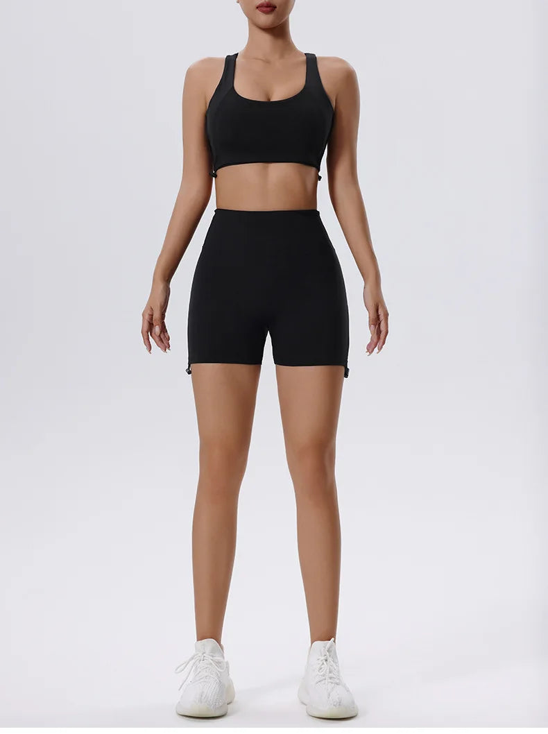 Awakens 2-Piece Sports Set: Sports Bra &amp; Shorts