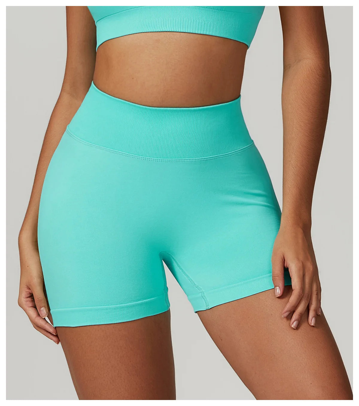 Awakens Fitness Yoga Shorts with High Waist