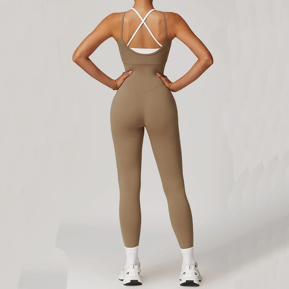Awakens Backless Yoga Bodysuit