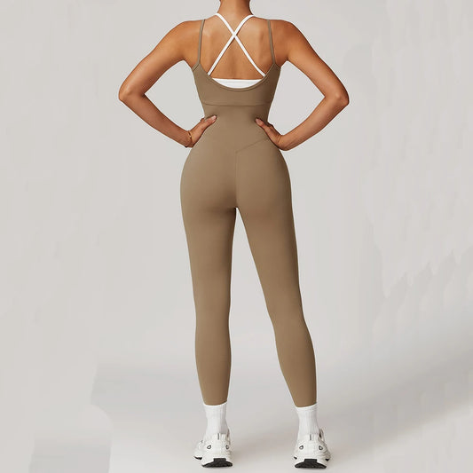 Awakens Backless Yoga Bodysuit