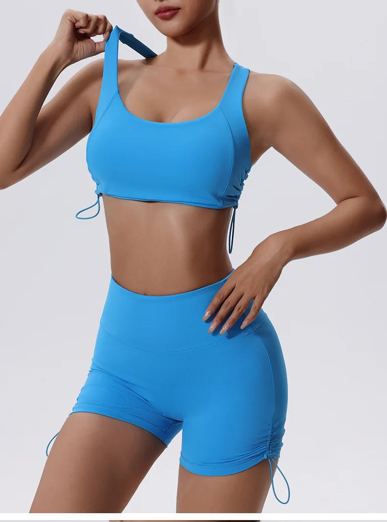 Awakens 2-Piece Sports Set: Sports Bra &amp; Shorts