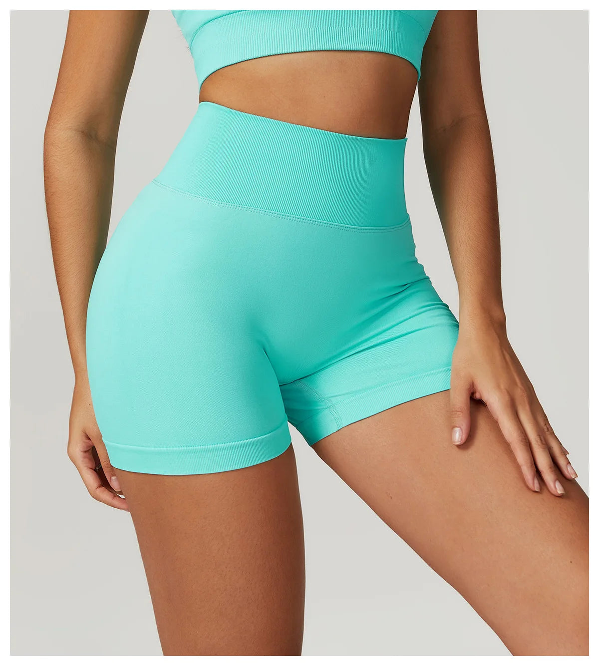Awakens Fitness Yoga Shorts with High Waist