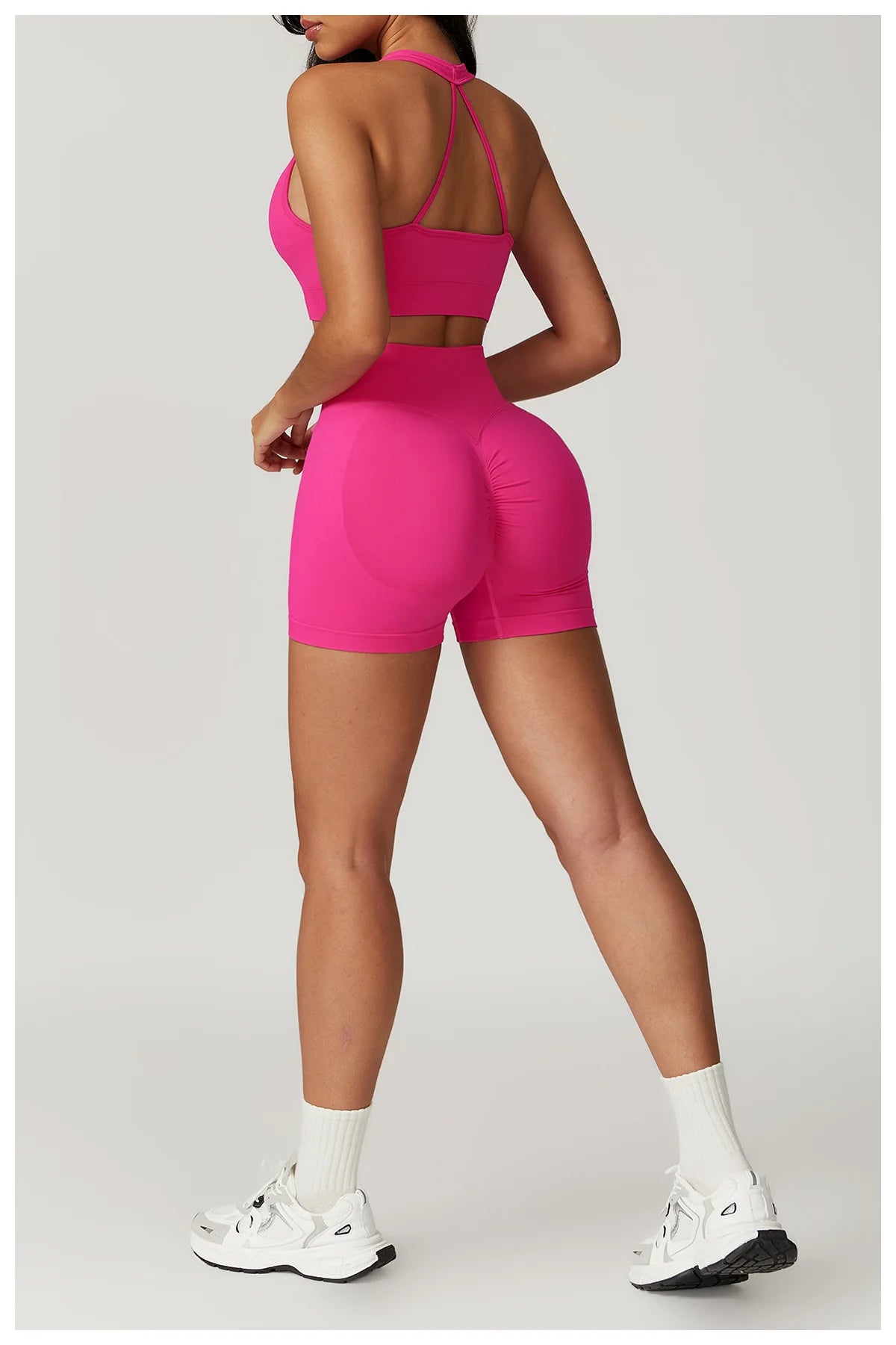 Awakens Fitness Yoga Shorts with High Waist