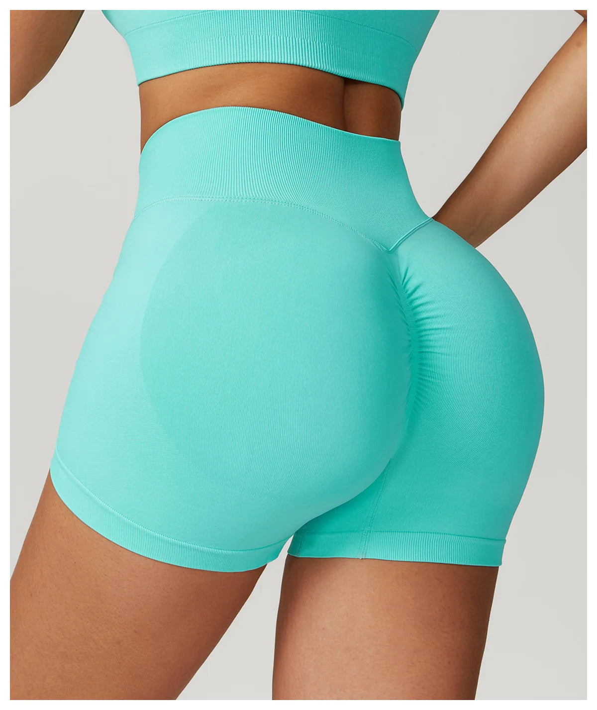 Awakens Fitness Yoga Shorts with High Waist
