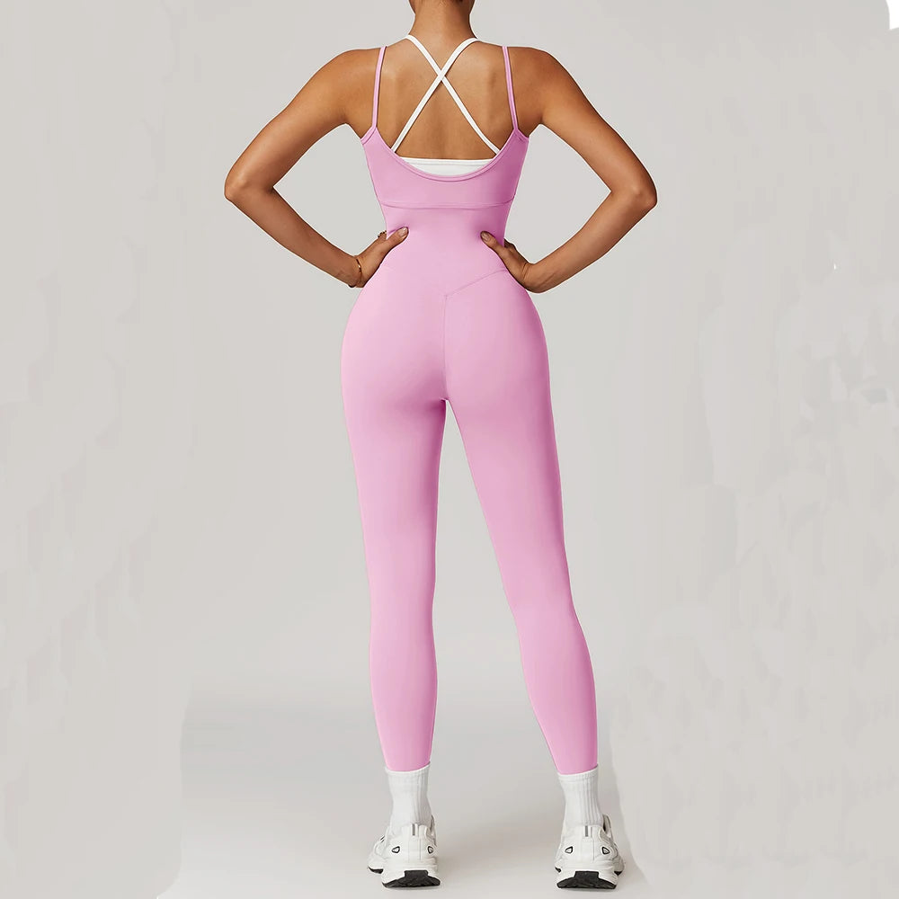 Awakens Backless Yoga Bodysuit