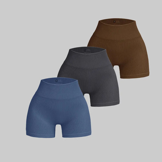 Awakens Shorts with Ribbed Pattern