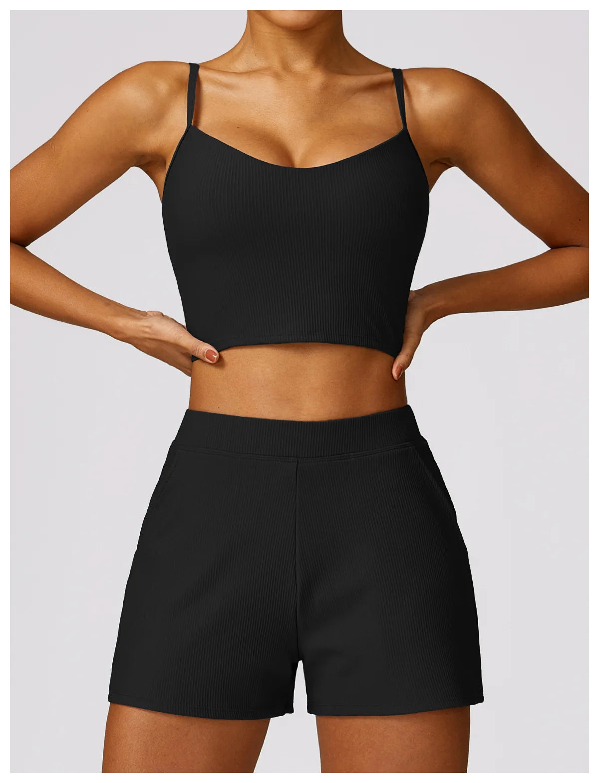 Awakens Atmungsaktiver, stoßfester Push-Up-Sport-BH für Damen