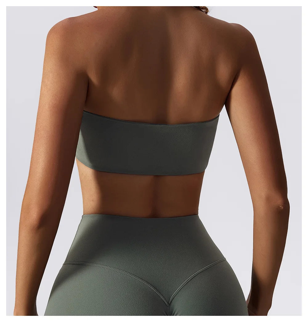 Awakens Breathable Bandeau Fitness Top