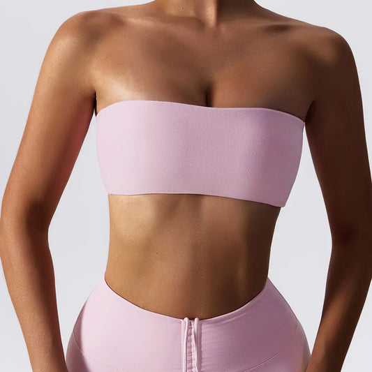 Awakens Breathable Bandeau Fitness Top
