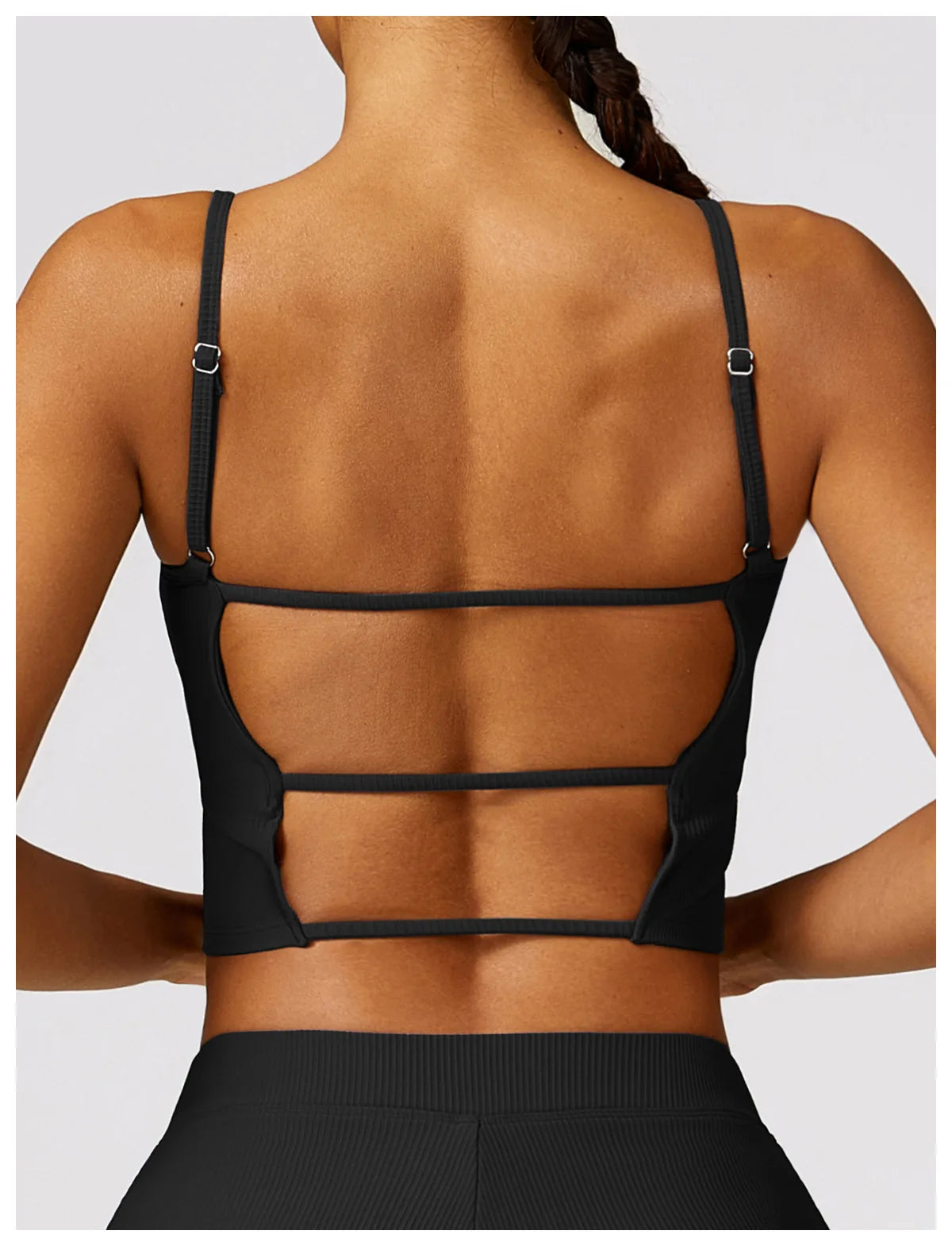 Awakens Atmungsaktiver, stoßfester Push-Up-Sport-BH für Damen